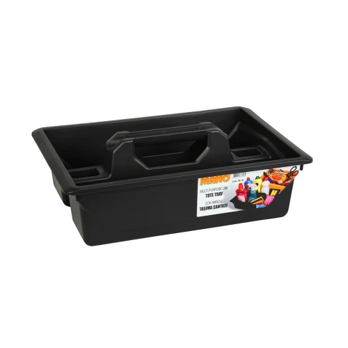 صندوق منظم أدوات محمول مانو أسود 16 انش